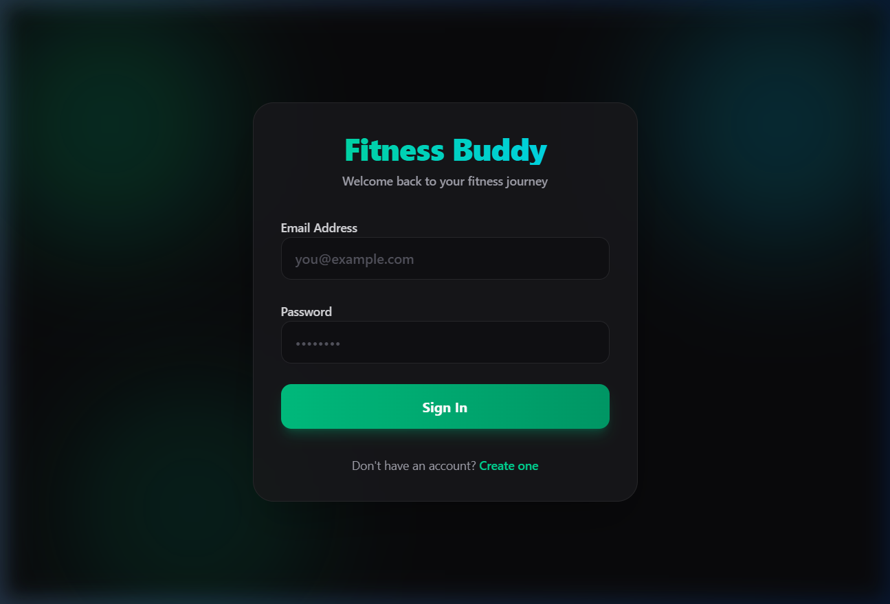 Fitness Buddy App